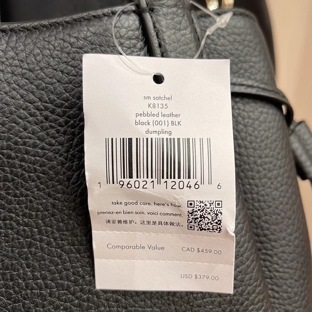 Kate Spade Dumpling Small Satchel Black